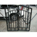 Popular modern design home wrought iron gate design